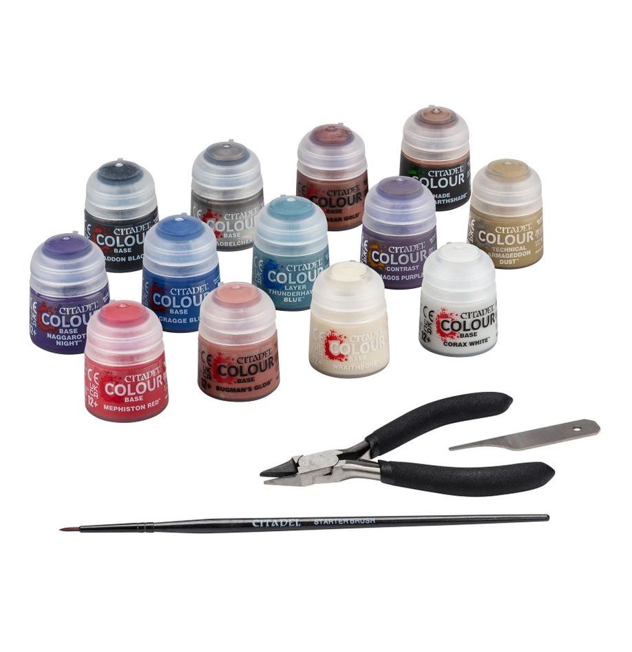 Games Workshop Warhammer 40K Paint + Tools Set