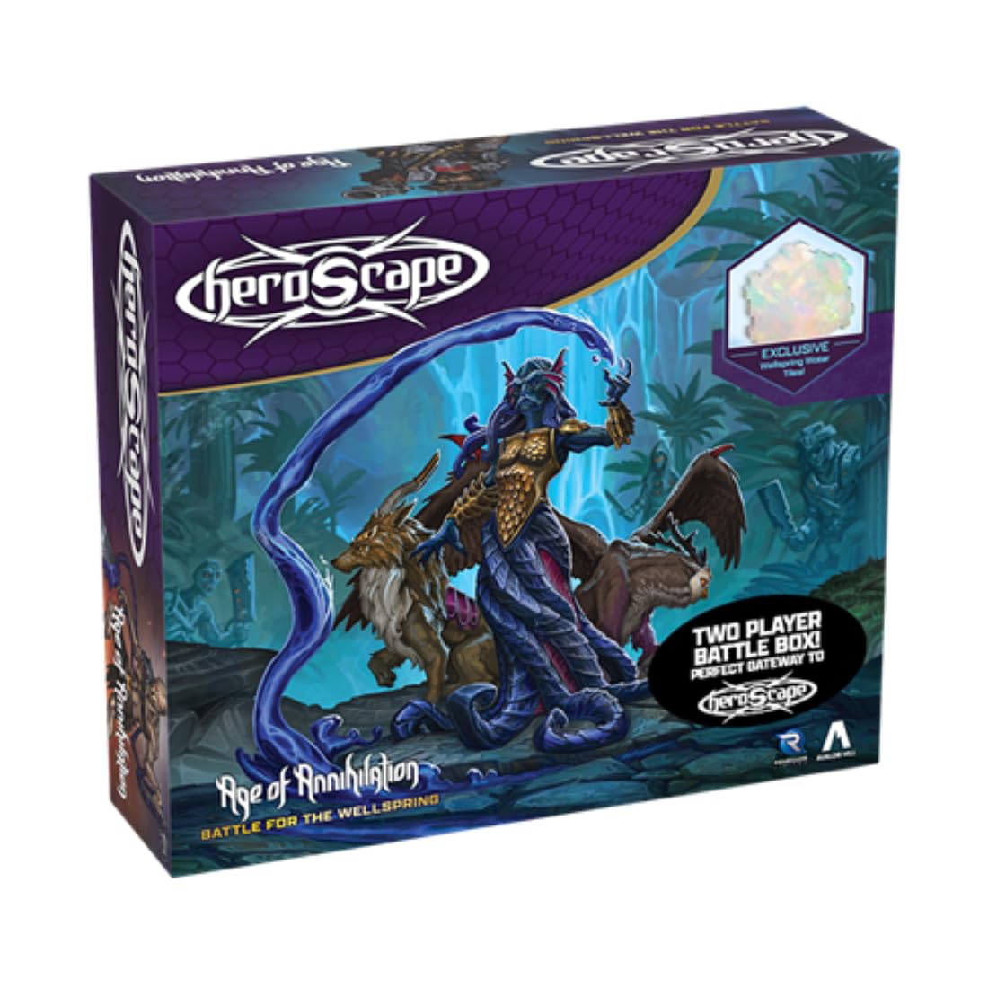 HEROSCAPE BATTLE FOR THE WELLSPRING BATTLE BOX