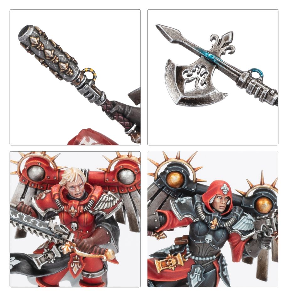 Games Workshop Warhammer 40K Adepta Sororitas Canoness with Jump Pack