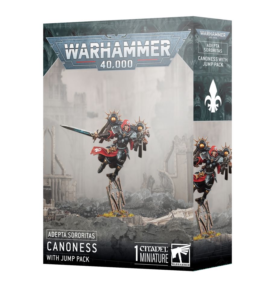 Games Workshop Warhammer 40K Adepta Sororitas Canoness with Jump Pack