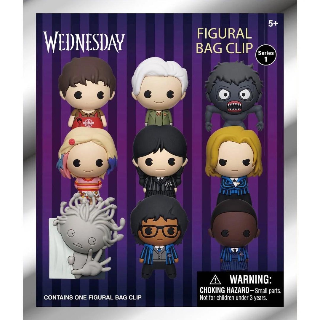Blind Bags Wednesday 3D Foam Bag Clips Series 1 - 1 Pack