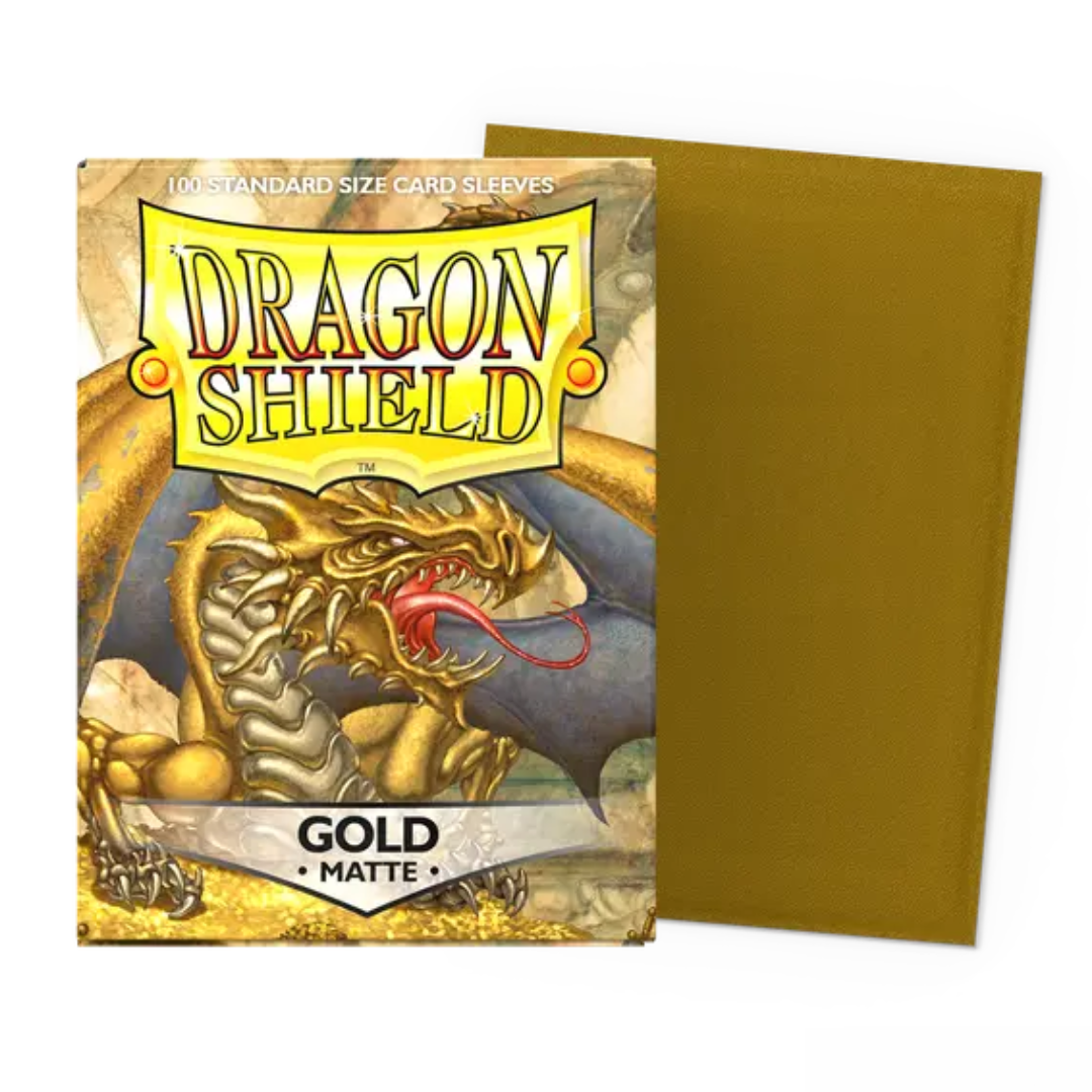 Sleeves: Dragon Shield: Matte: Gold (100)
