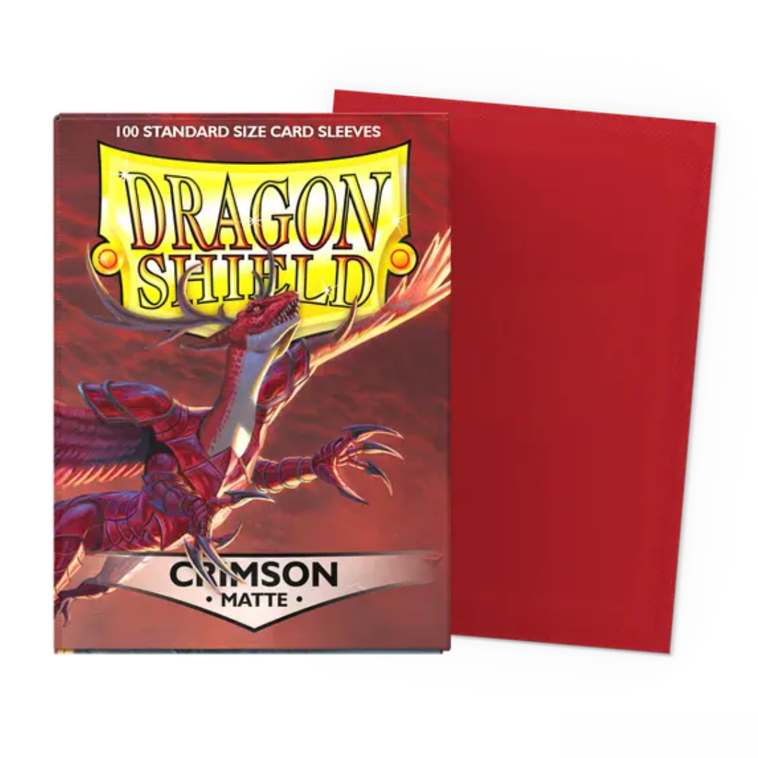 Sleeves: Dragon Shield: Matte: Crimson (100)