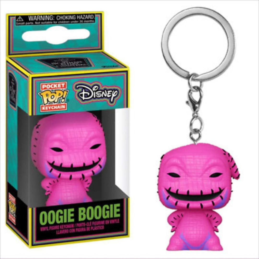 Funko Pocket Pop Keychain Nightmare Before Christmas NBX Blacklight Oogie Boogie