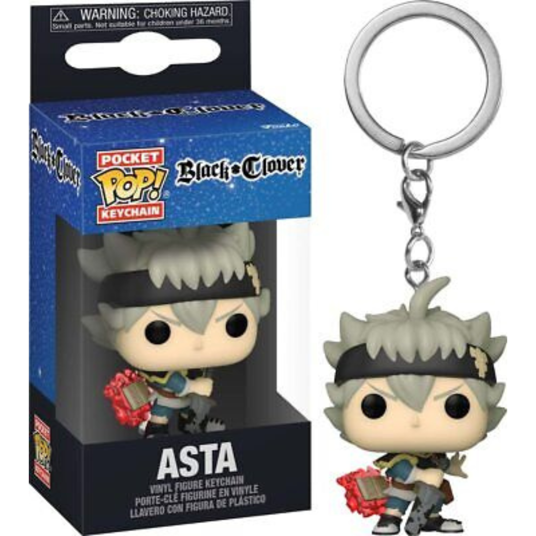Funko Pocket Pop Keychain Black Clover Asta