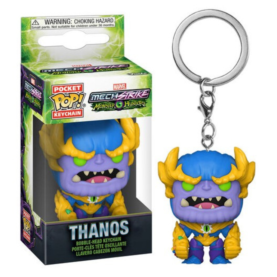 Funko Pocket Pop Keychain Marvel Mechstrike Monster Hunters Thanos