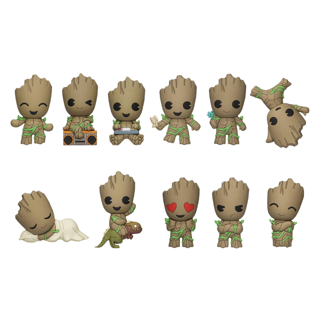 Blind Bags Guardians Of The Galaxy 3D Foam Bag Clips Series 1 Groot - 1 Pack