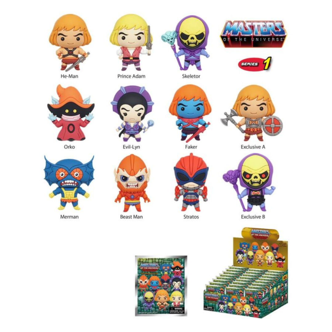 Blind Bags Masters of the Universe MOTU 3D Foam Bag Clips Series 1 - 1 Pack