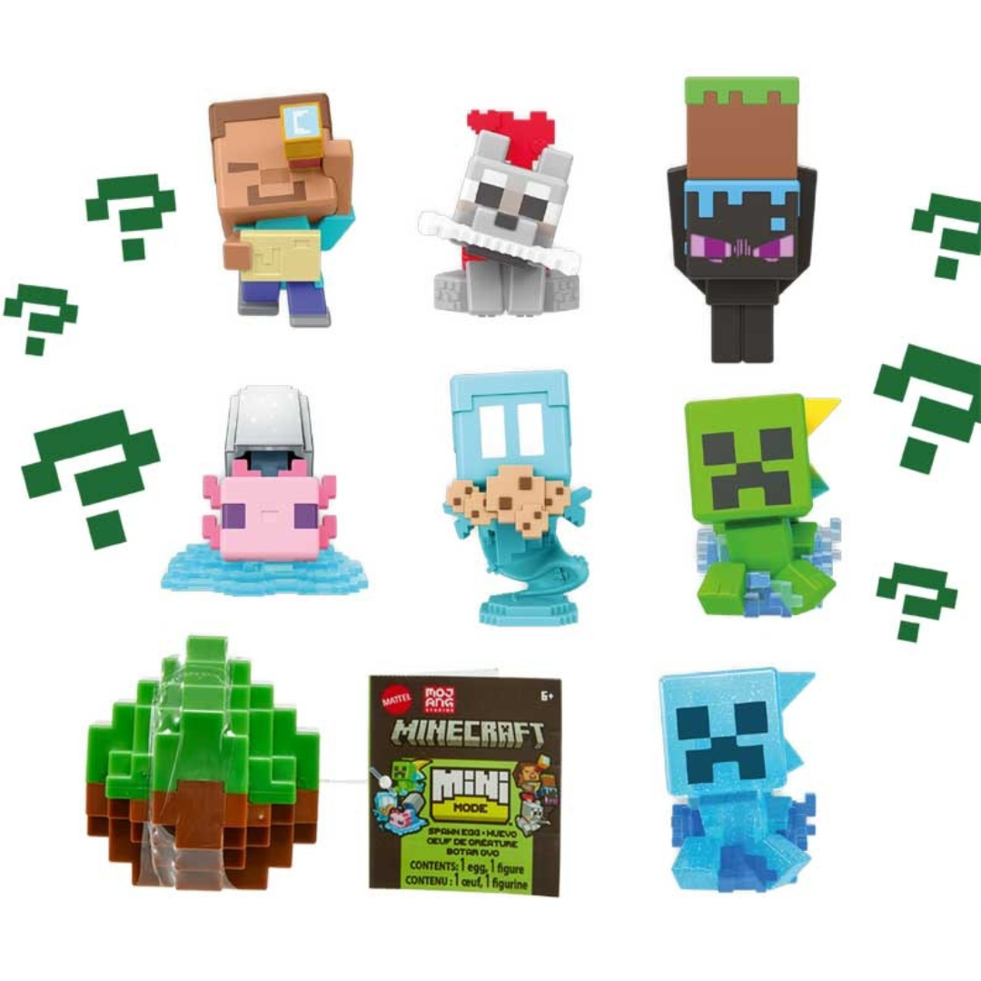 Minecraft Mini Mode Spawn Egg Assortment