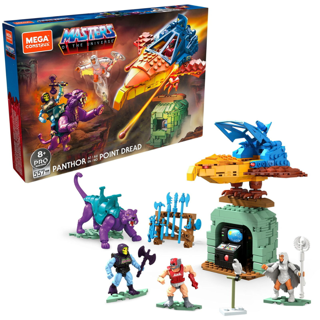 Mega Construx Master of the Universe MOTU Panthor at Point Dread