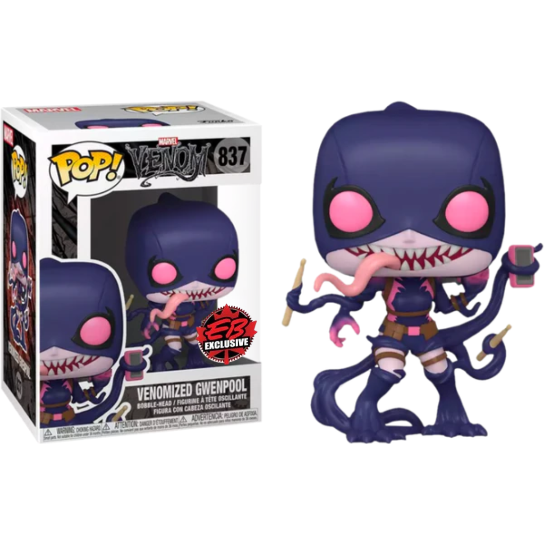 Funko Pop Marvel Venom Venomized Gwenpool 837 EB Exclusive