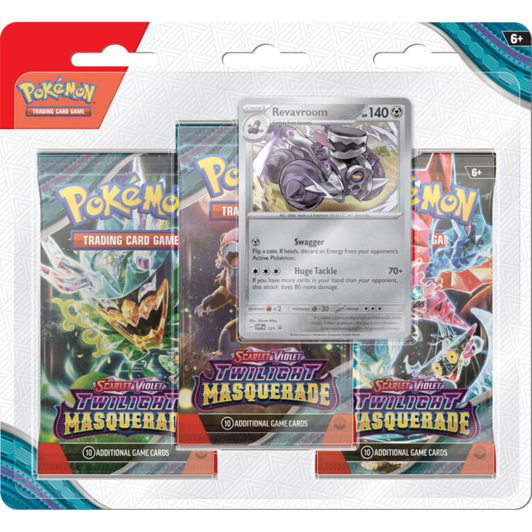 Pokemon Twilight Masquerade 3 Pack Blister