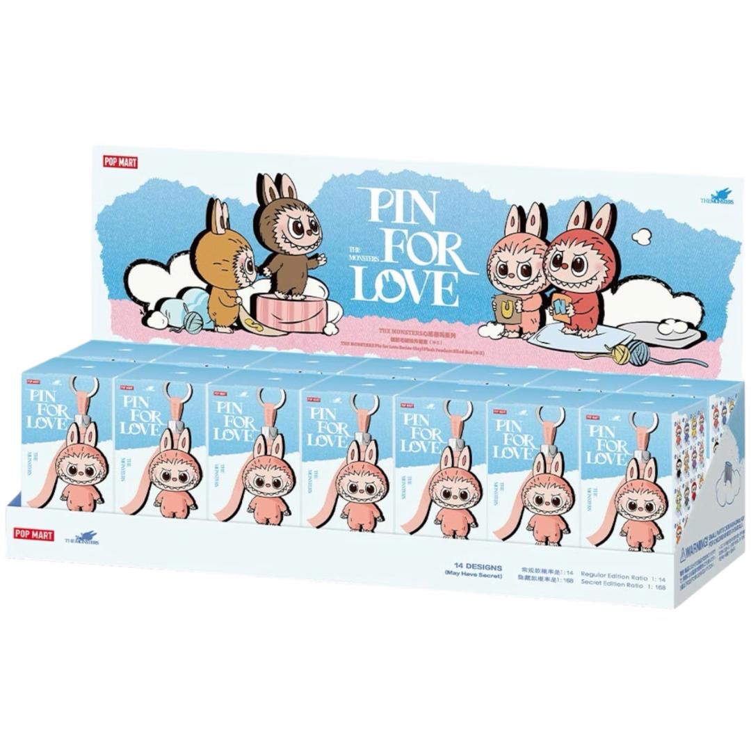 Labubu Pin for Love Blind Box (N-Z) - 1 Blind Box