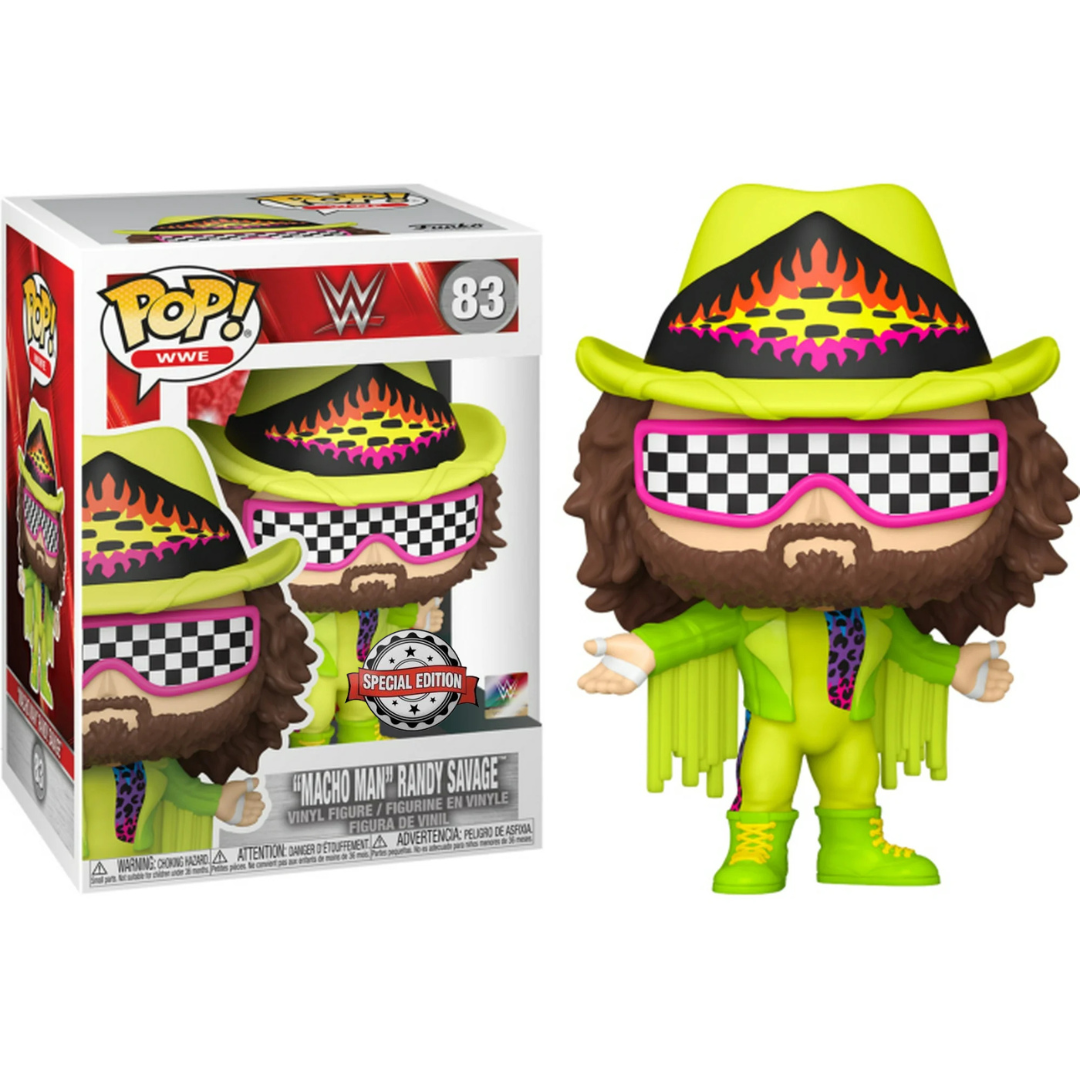 Funko Pop WWE "Macho Man" Randy Savage 83 Special Edition