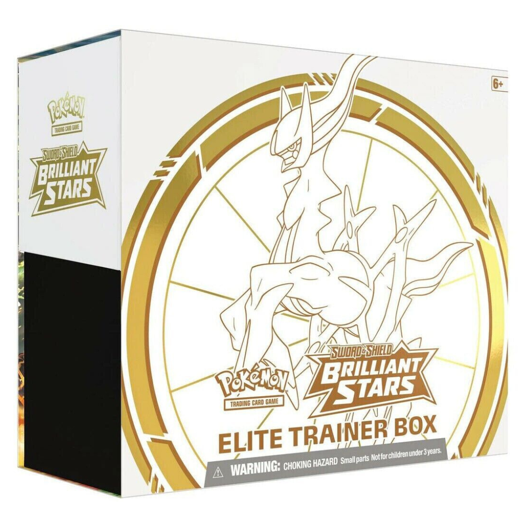 Brilliant Stars Elite Trainer Box Pokemon TCG Sword and Shield ETB