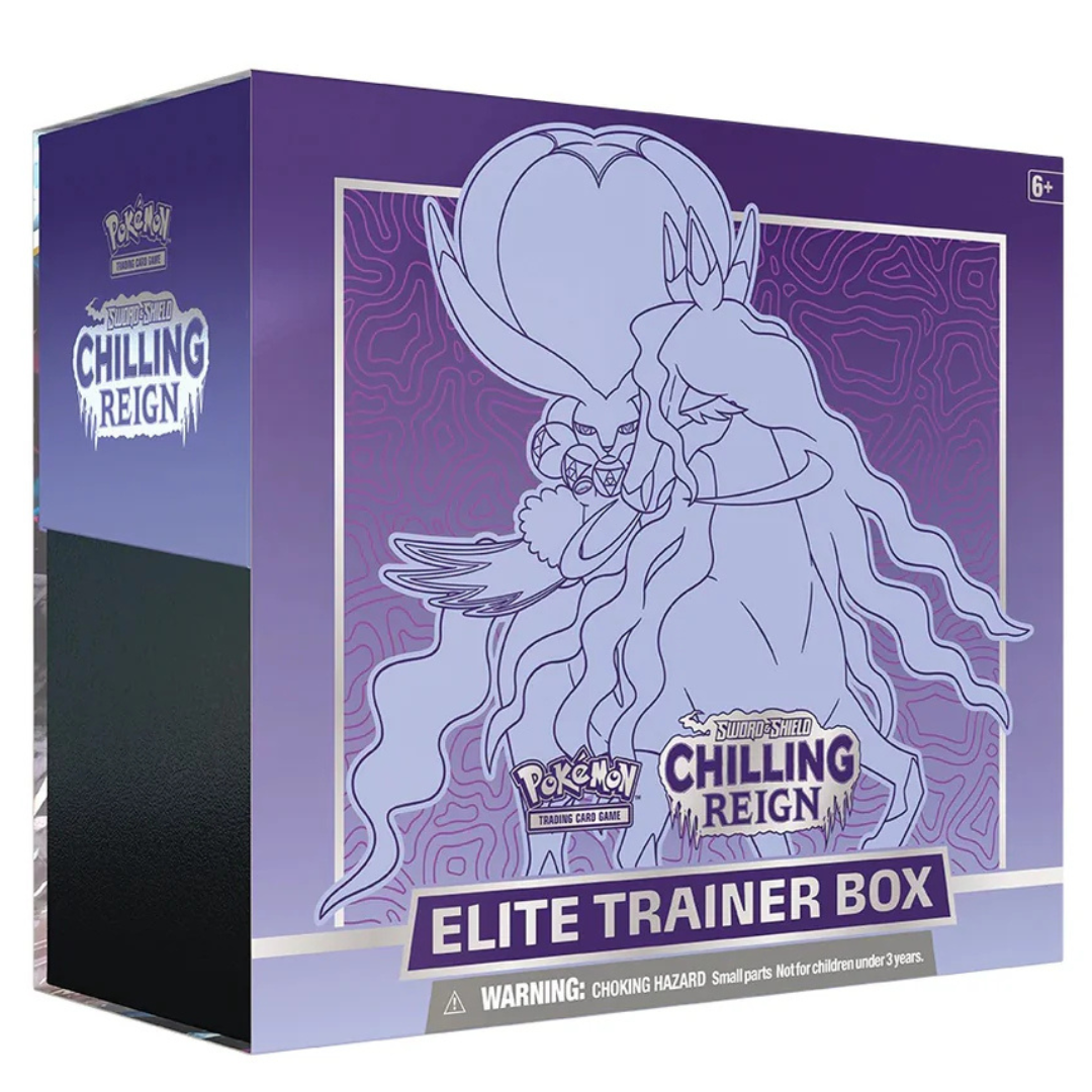 Chilling Reign Elite Trainer Box Pokemon TCG Sword and Shield ETB