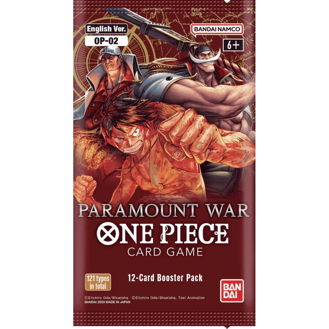 One Piece CCG OP-02 Paramount War Booster Pack - 1 Pack
