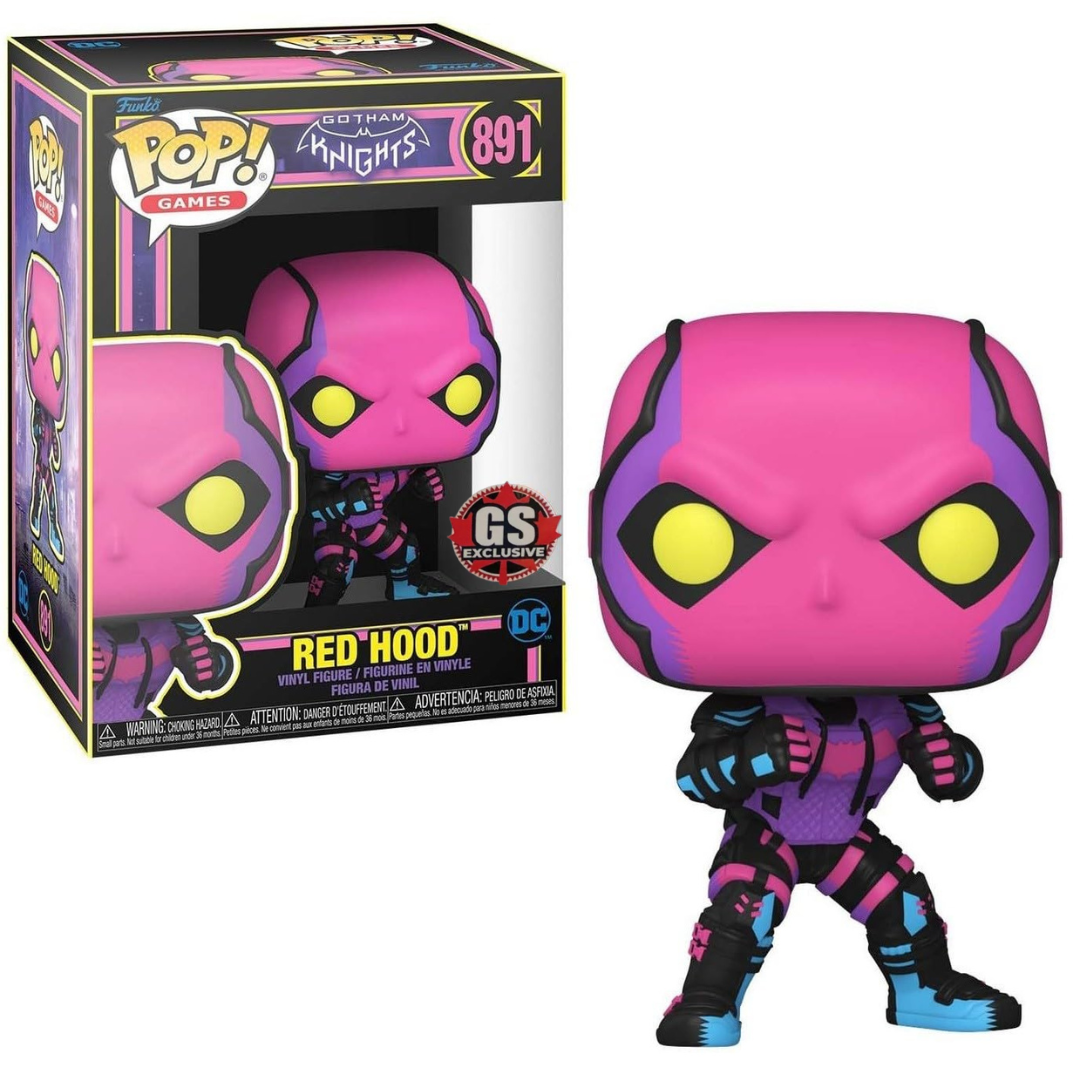 Funko Pop DC Comics Gotham Knights Red Hook 891 Black Light