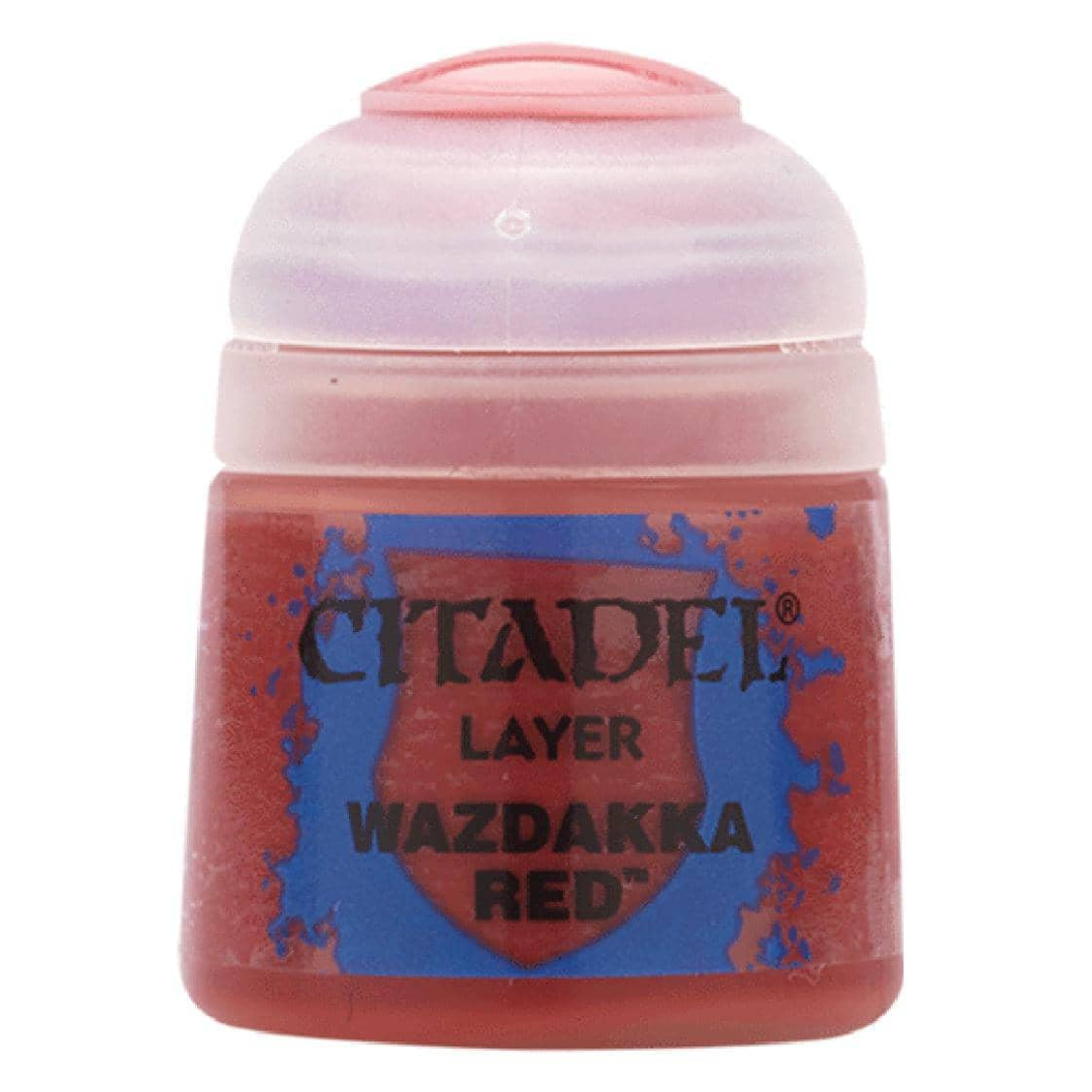 Games Workshop Warhammer Paint Citadel Layer Wazdakka Red 12ML
