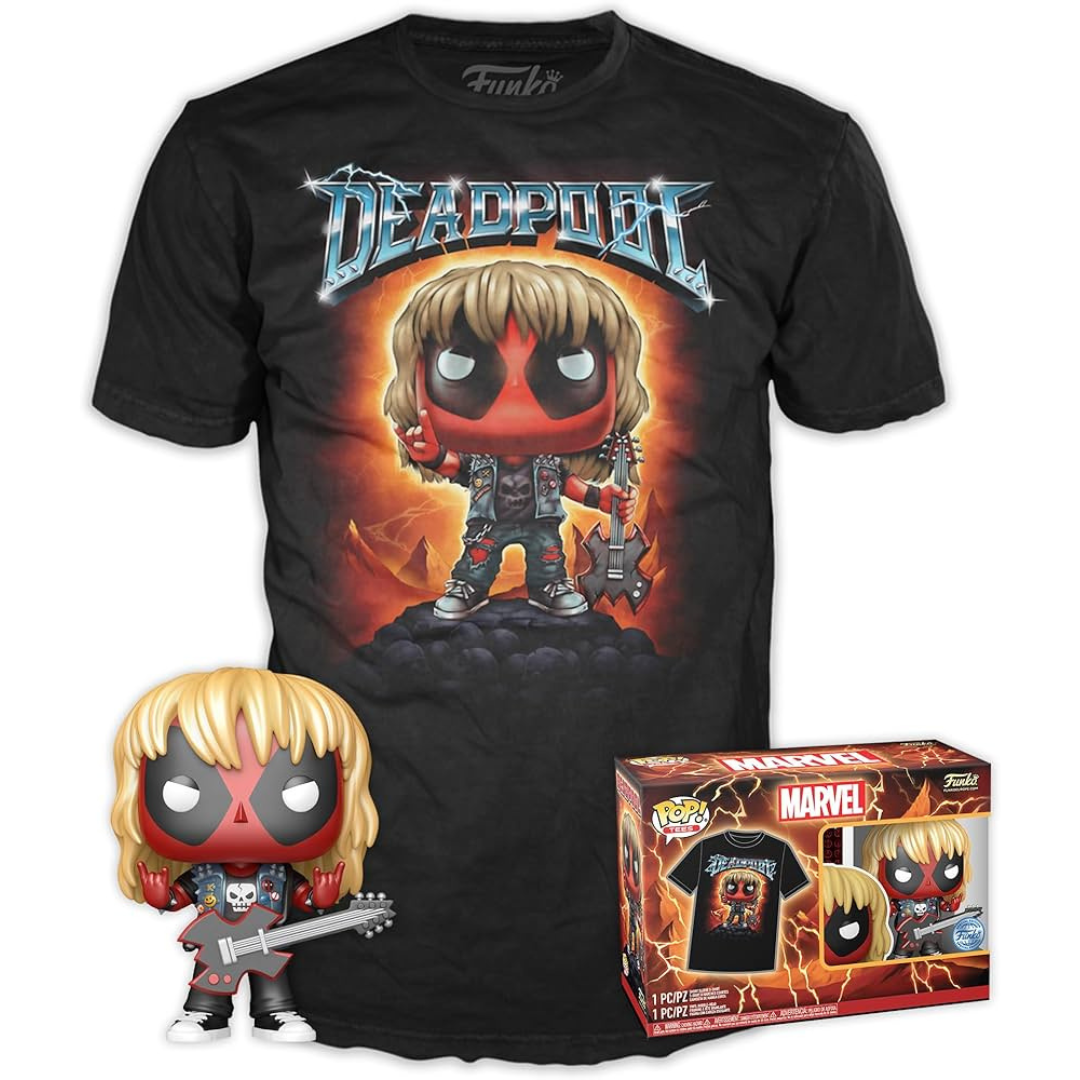 Funko Pop Marvel Tees Deadpool Heavy Deadpool - No Funko Sticker
