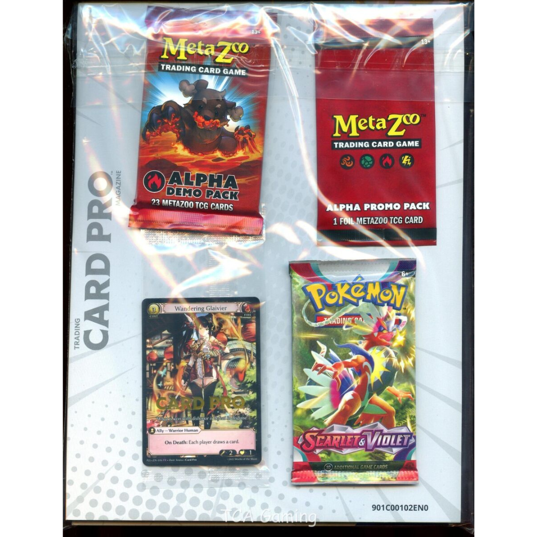 CARDPRO MAGAZINE ISSUE #1 W/ METAZOO ALPHA DEMO DECK