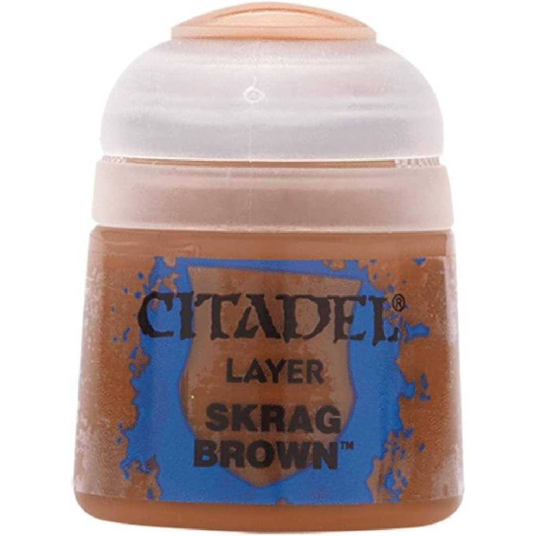 Games Workshop Warhammer Paint Citadel Layer Skrag Brown 12ML