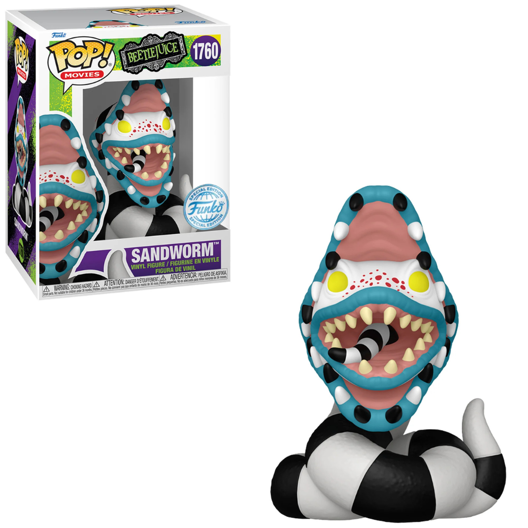 Funko Pop Movies Beetlejuice Sandworm 1760 Funko Exclusive