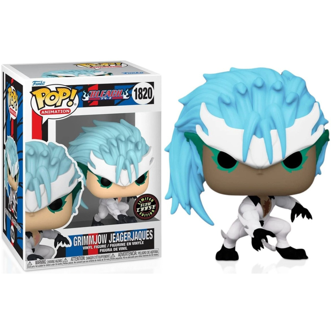 Funko Pop Anime Bleach Grimmjow Jeagerjaques 1820 Chase Glow Limited Edition