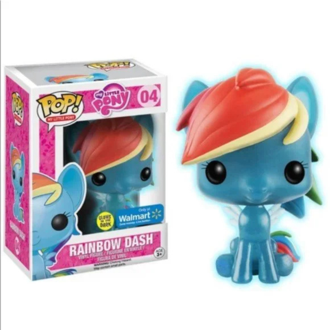 Funko Pop My Little Pony Rainbow Dash 04 GITD Walmart Exclusive