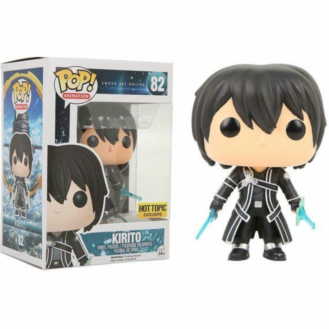 Funko Pop Anime Sword Art Online Kirito 82 Hot Topic Exclusive
