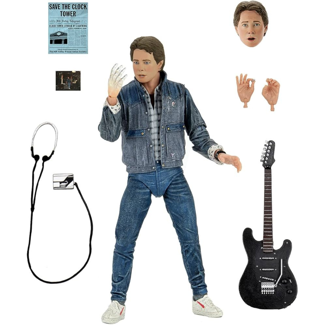 NECA BACK TO THE FUTURE BTTF ULT MARTY MCFLY 85 AUDITION FIG 7"