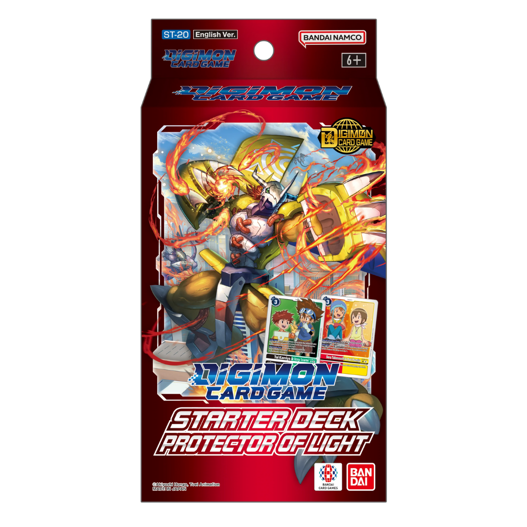 DIGIMON CG ST20 STARTER DECK PROTECTOR OF LIGHT