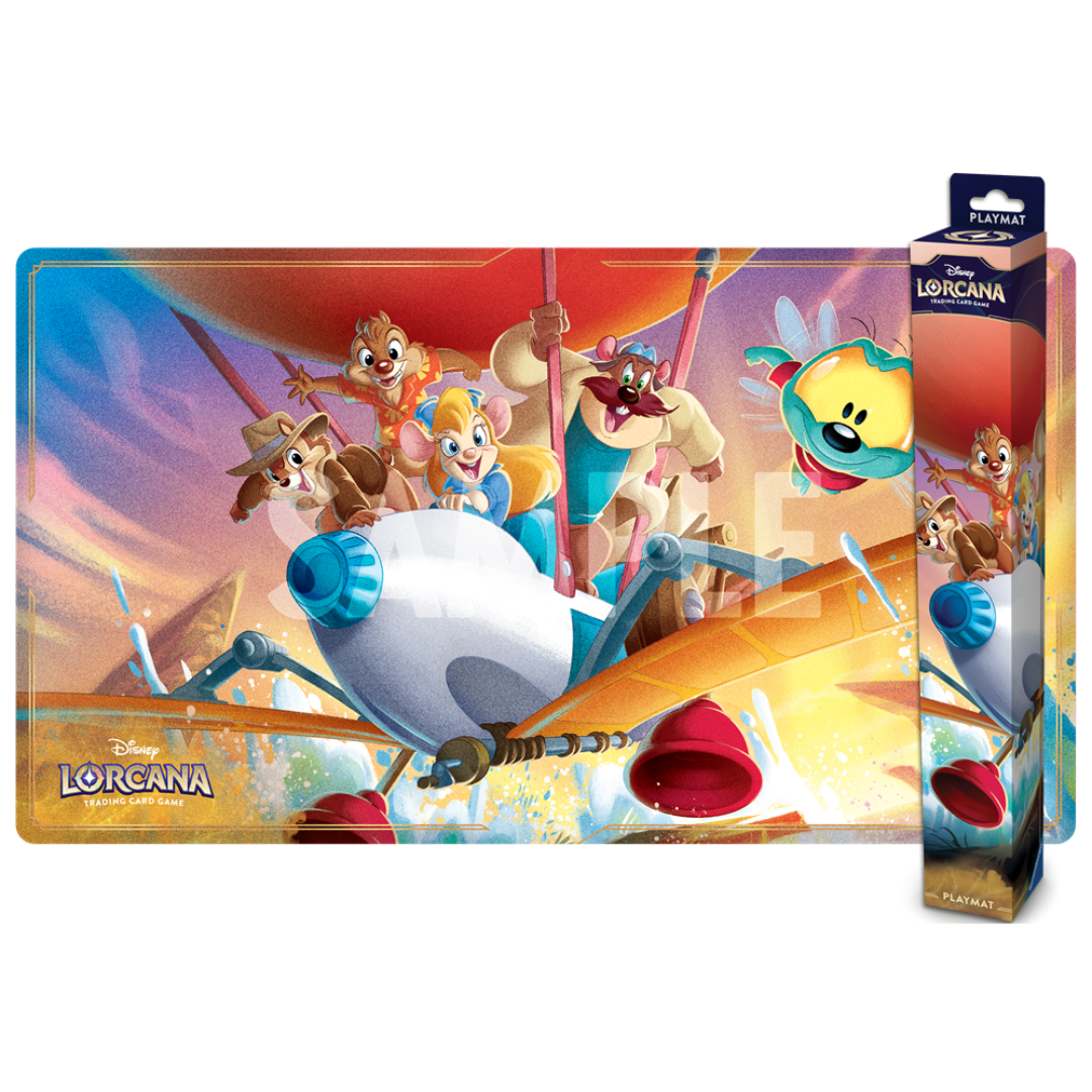 DISNEY LORCANA PLAYMAT SET 8 MAT A RESCUE RANGERS