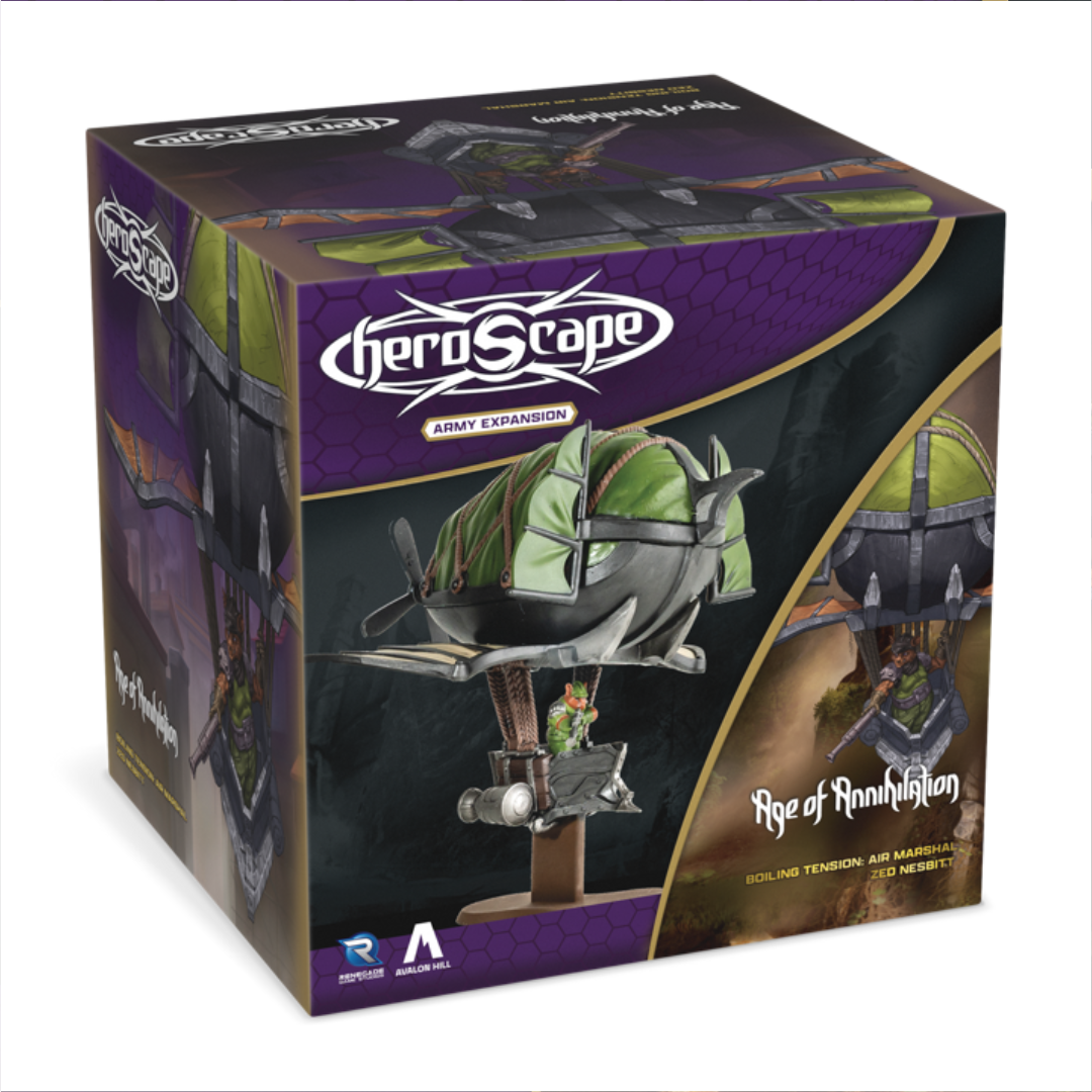 HEROSCAPE AIR MARSHAL ZED NESBITT ARMY EXPANSION