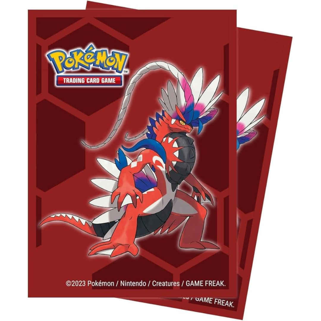 POKEMON KORAIDON DECK PROTECTORS 65 COUNT