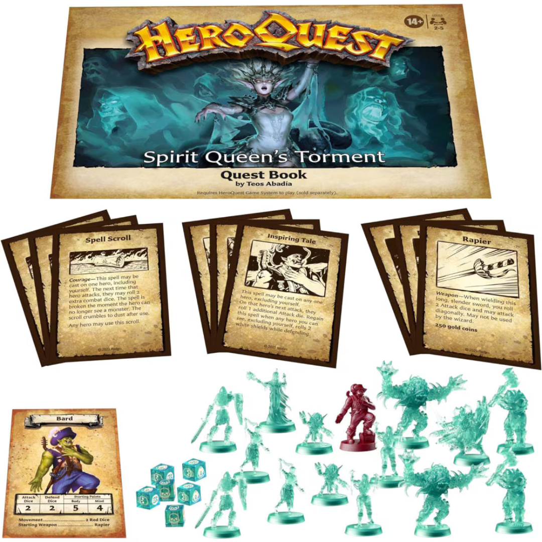 HEROQUEST SPIRIT QUEEN'S TORMENT QUEST PACK