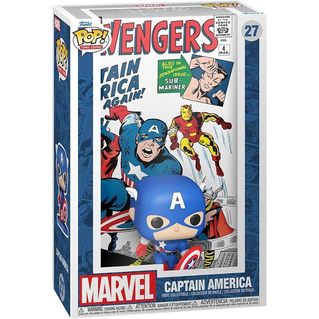 Funko Pop Comic Covers Marvel Captain America 27