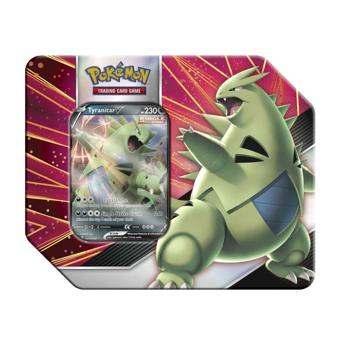 Pokemon V Strikers Tin (Tyranitar V)