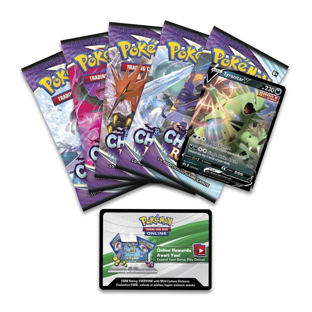 Pokemon V Strikers Tin (Tyranitar V)