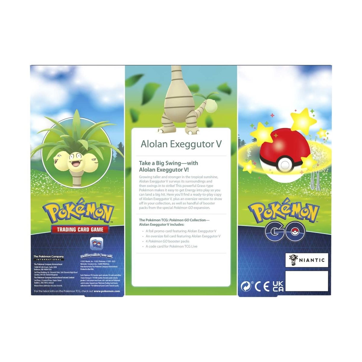 Pokémon GO Collection-Alolan Exeggutor V