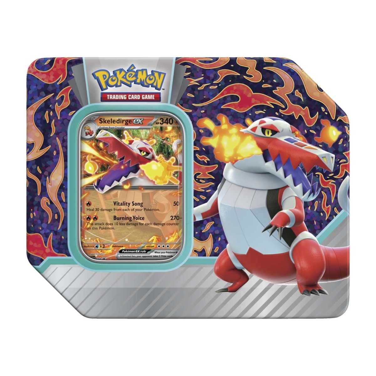 Pokemon Paldea Partners Tin (Skeledirge ex)