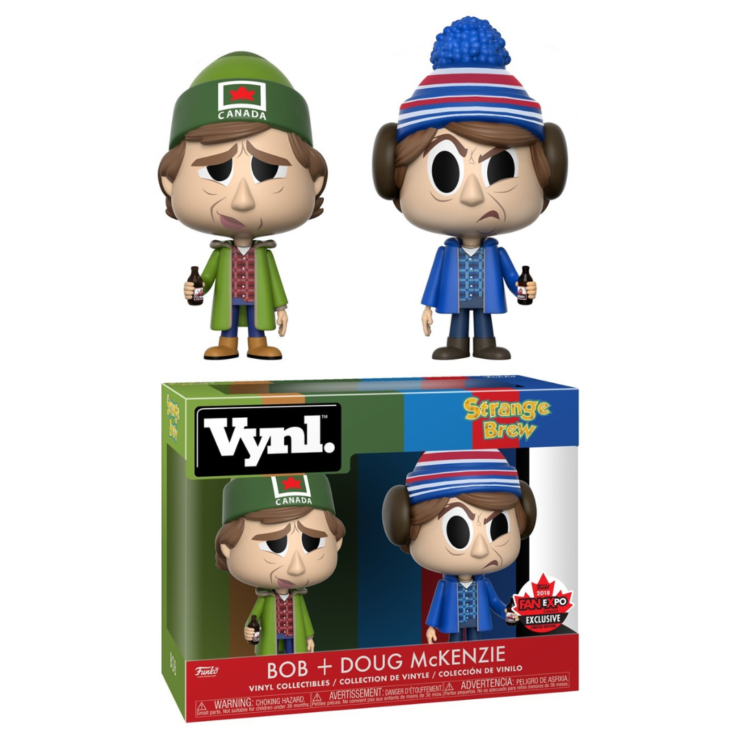 Funko Vynl Strange Brew Bob + Doug Mckenzie 2018 Fan Expo Exclusive 1000PCS