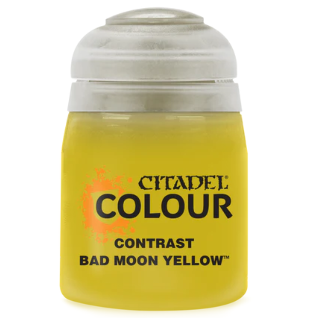 Games Workshop Warhammer Paint Citadel Contrast Bad Moon Yellow 18ML
