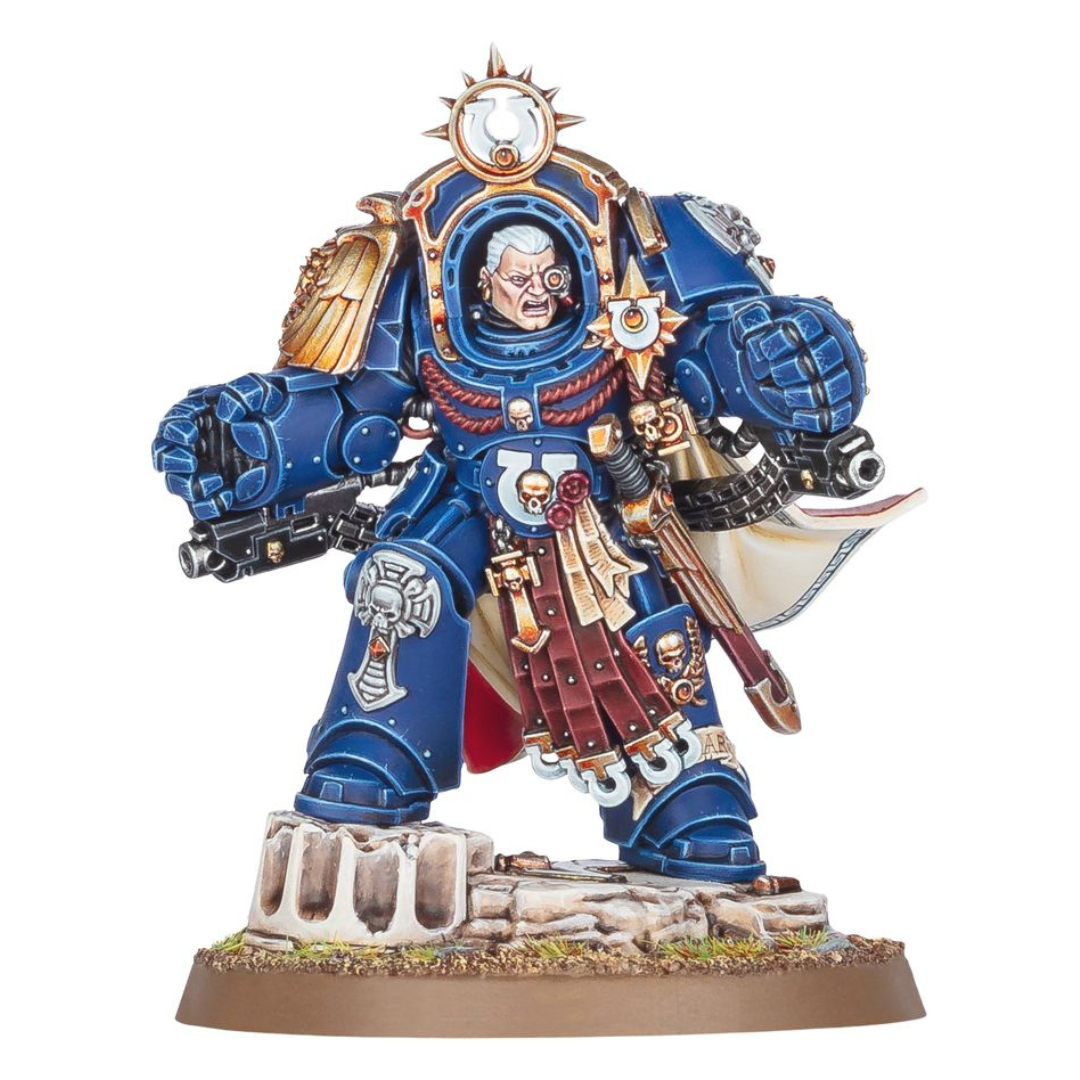 GAMES WORKSHOP WARHAMMER 40K ULTRAMARINES: MARNEUS CALGAR IN ARMOUR OF A 55-74 NTILOC