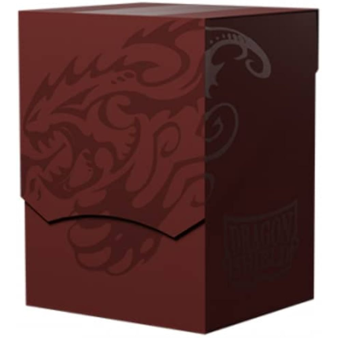 Deck Box: Dragon Shield: Deck Shell: Blood Red/Black (100 ct)