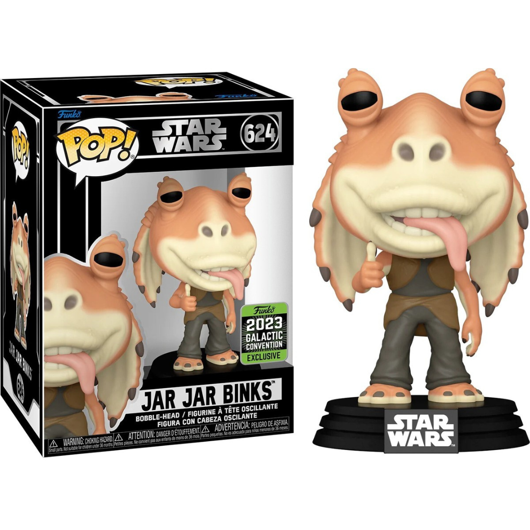 Funko Pop Star Wars Jar Jar Binks 624 2023 Galactic Convention Exclusive
