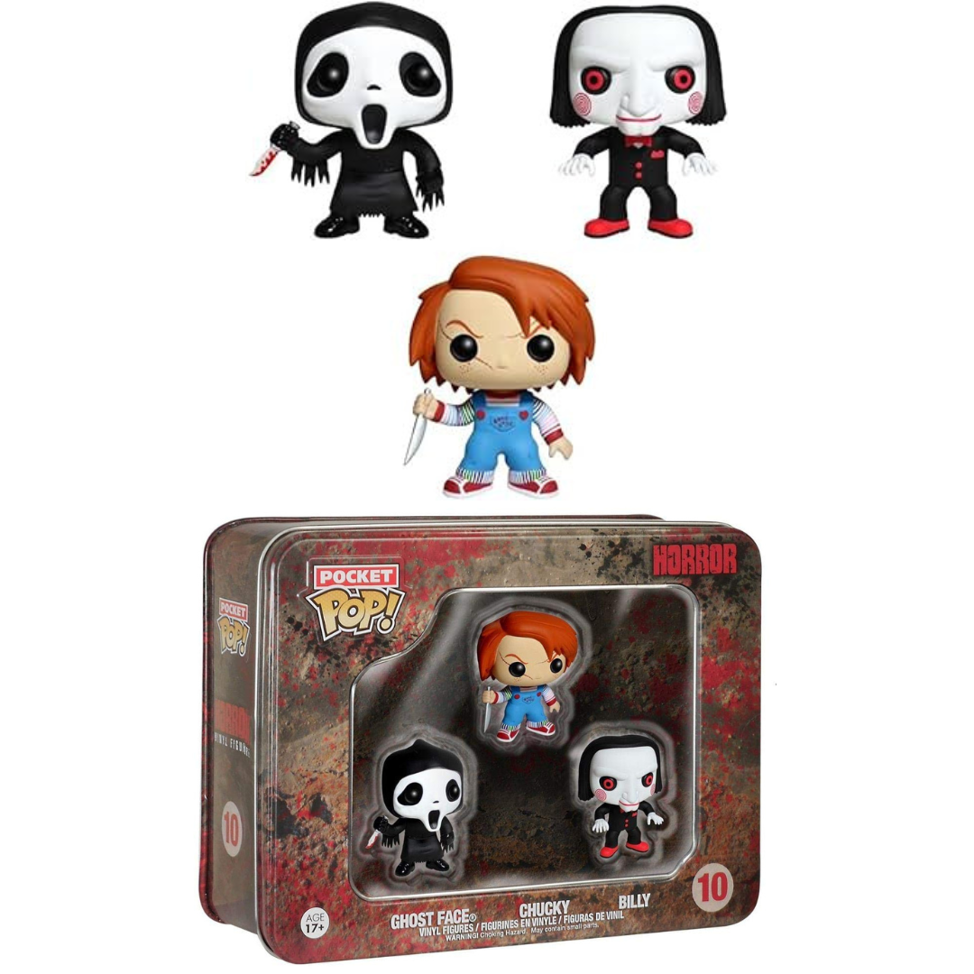 Funko Pocket Pop Horror Ghost Face / Chucky / Billy 10