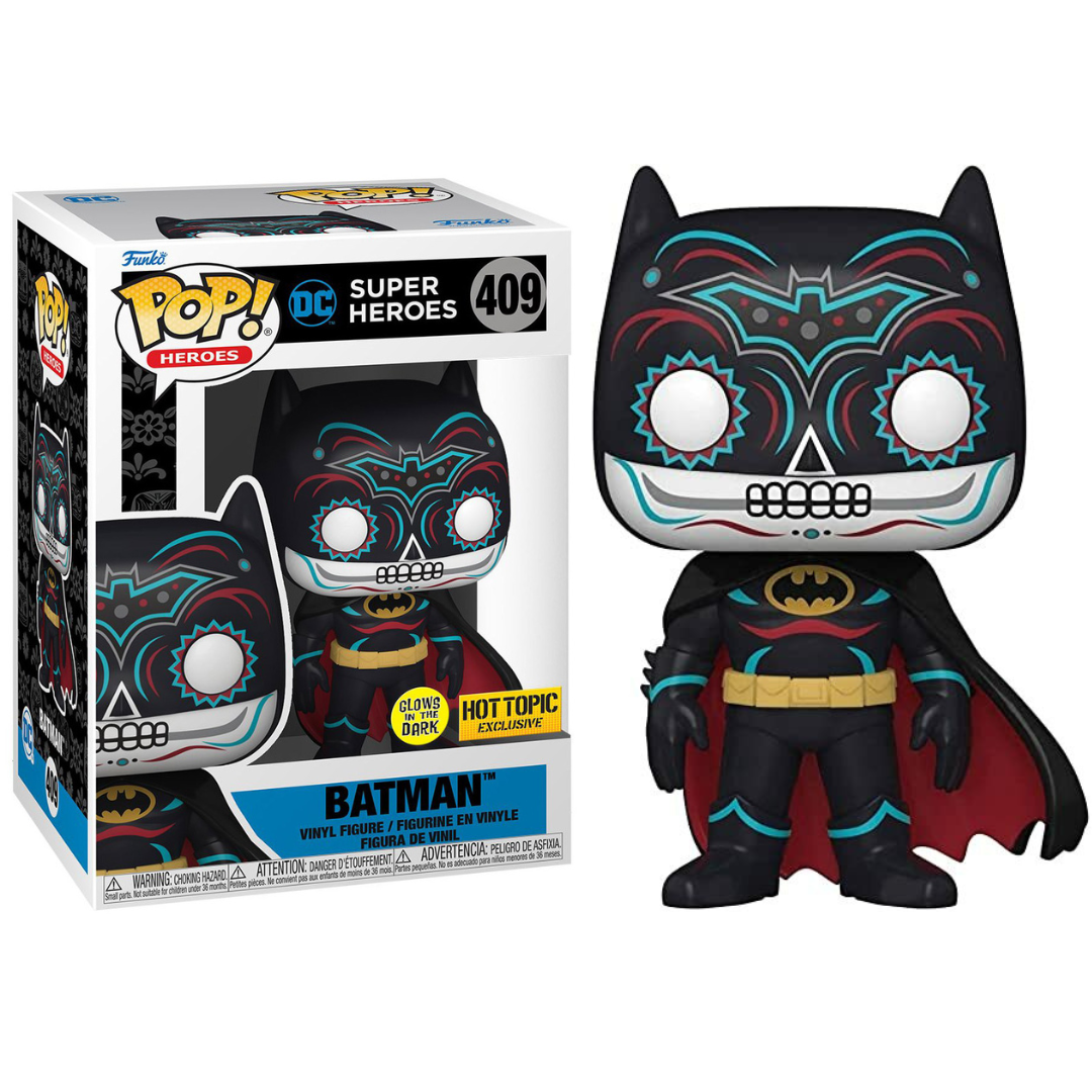 Funko Pop DC Comics Batman 409 Hot Topic Exclusive GITD