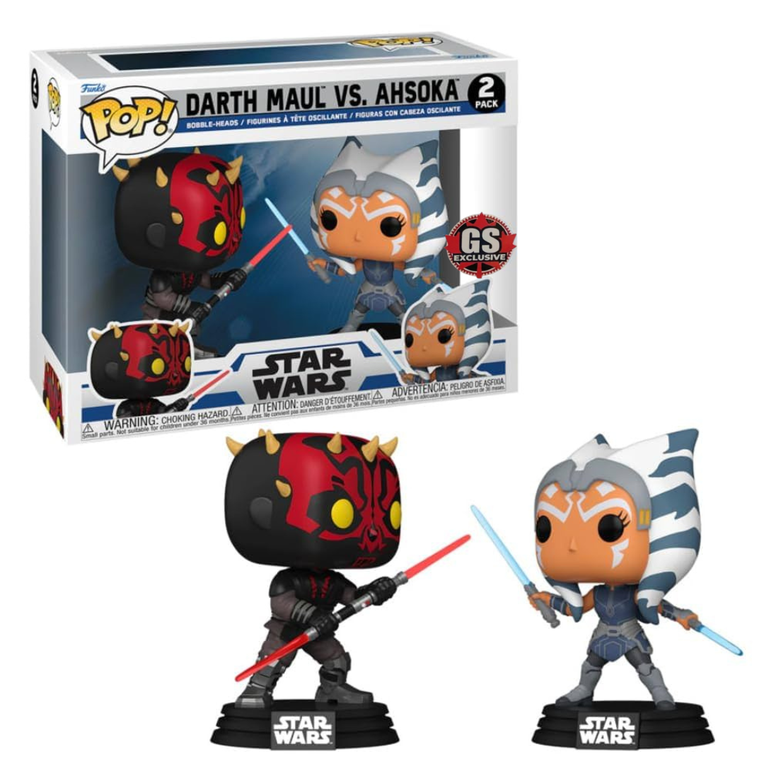 Funko Pop Star Wars Darth Maul VS. Ahsoka 2Pack