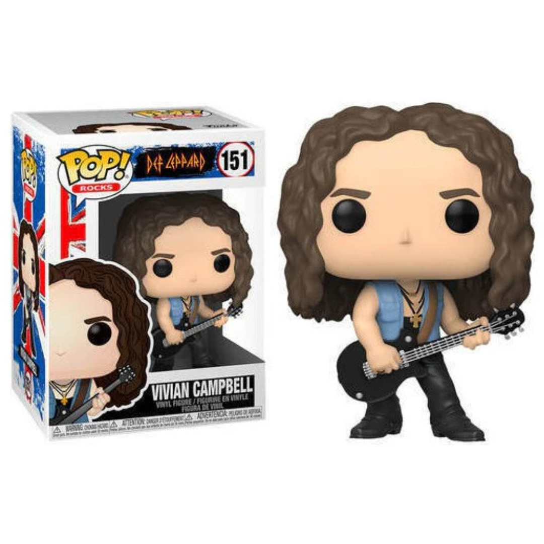Funko Pop Rocks Music Def Leppard Vivian Campbell 151